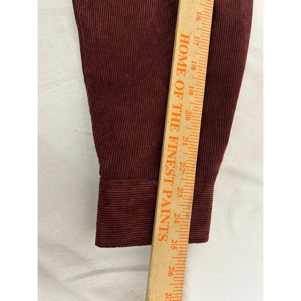 Trust Burgundy Double Pocket Top/Pants Suit‎ SIZE: XL Pants 36/30 Cord Polyester